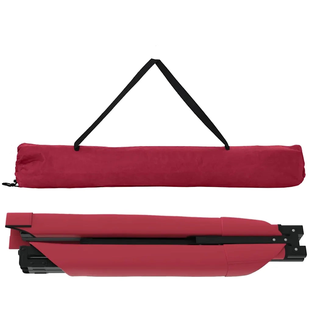 Letto da campeggio pieghevole Rosso 210 x 80 x 46 cm CFW4999825