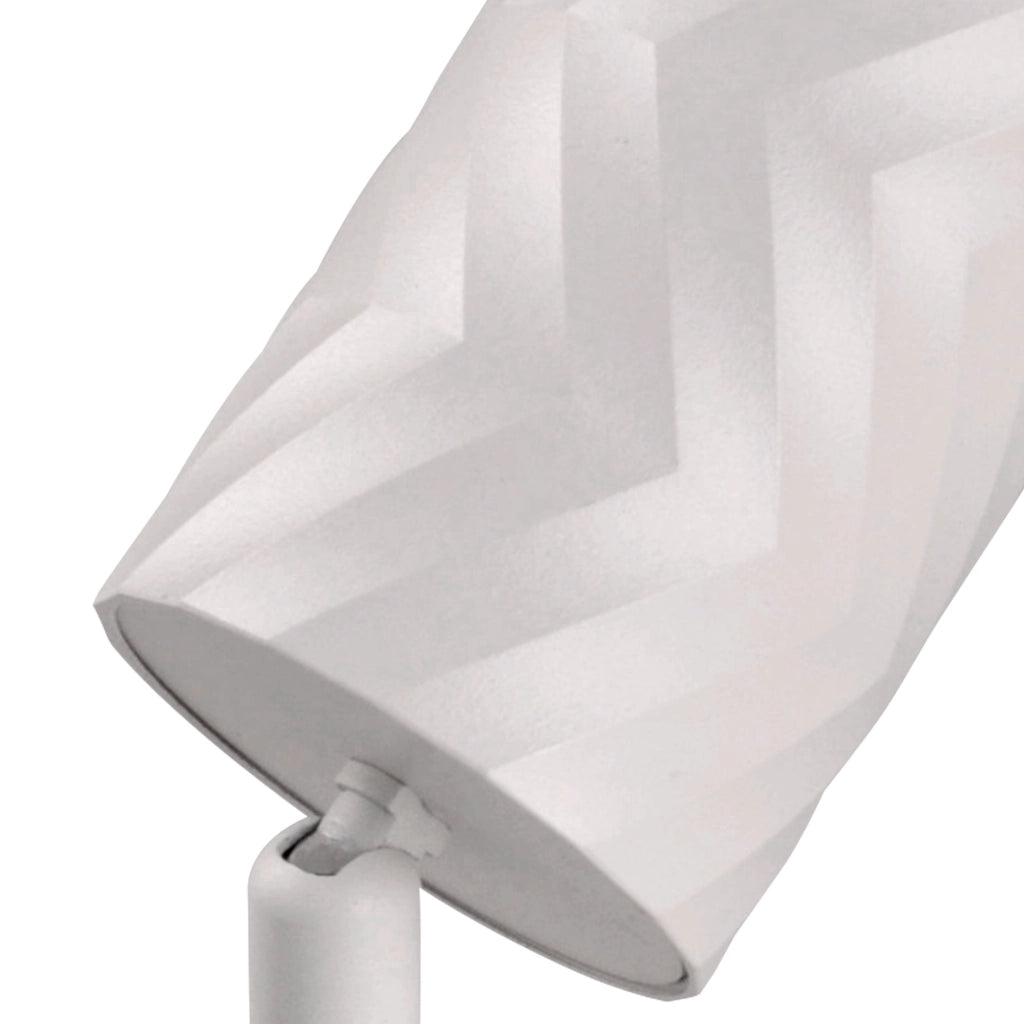 Lampada parete-soffitto 2 luci bianco/oro GU10 Arras Polux