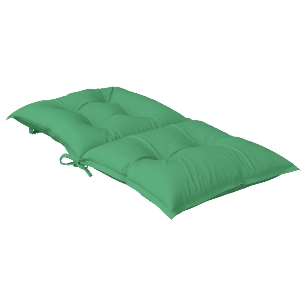 Cuscini per Sedia da Giardino 2 pz Verdi 100x50x7 cm in Tessuto 360308