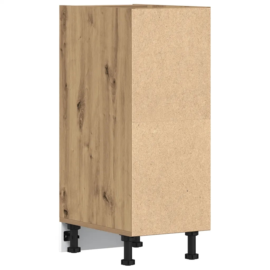 Pensile da cucina | Armadio Inferiore ¡°Riga¡± Rovere Artigianale 30x44,5x81,5 cm