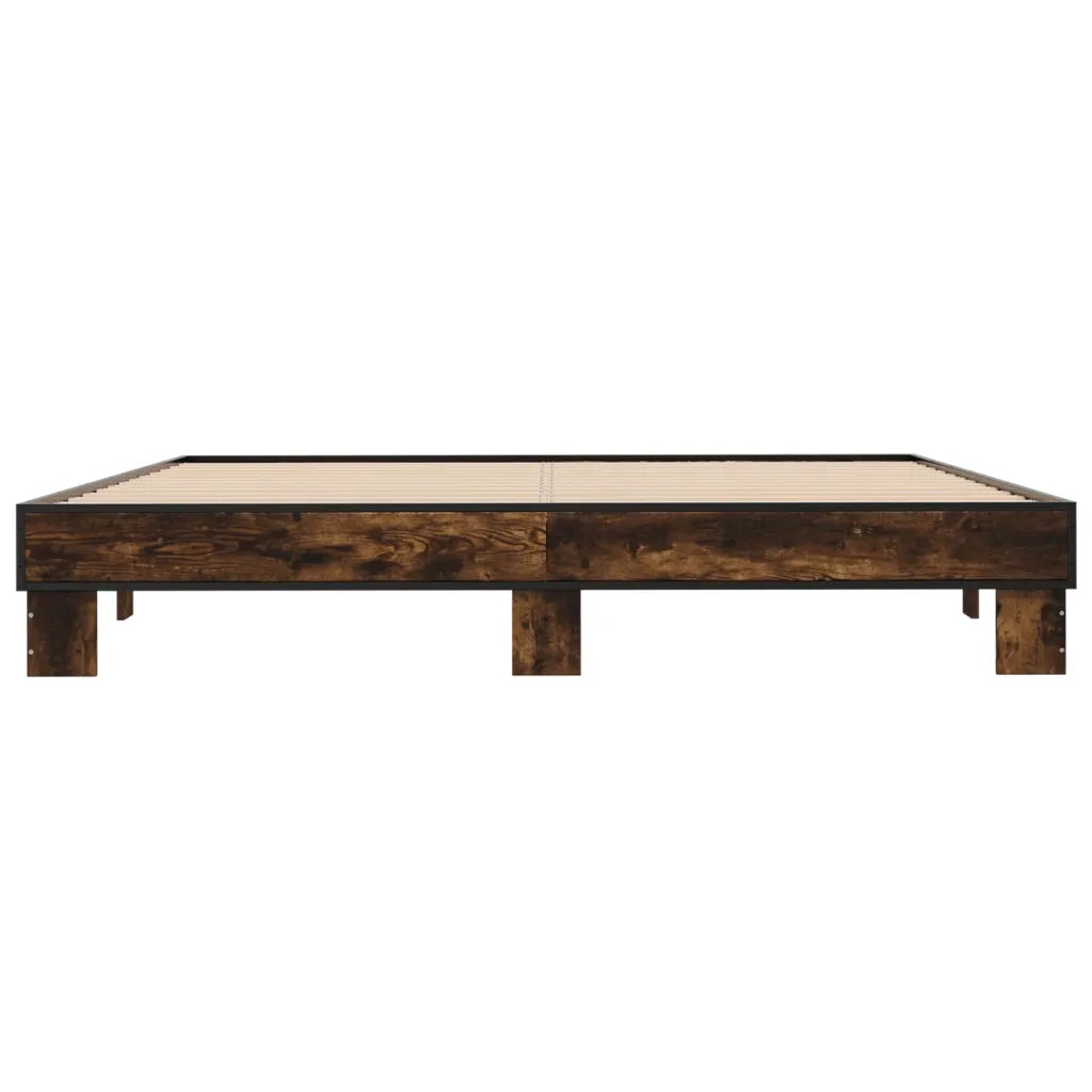 Giroletto Rovere Fumo 200x200 cm in Legno Multistrato e Metallo 3280219
