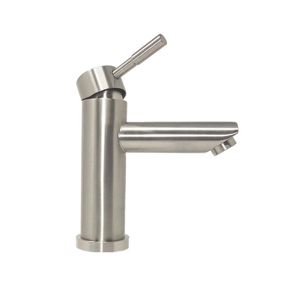 Trade Shop - Miscelatore Rubinetto Lavello Lavabo S9004 Monoforo Monocomando Rubinetteria -