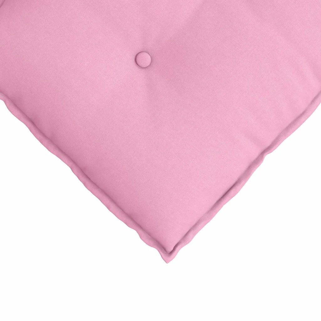 Cuscino per Schiena Rosa 60 x 19 x 50 cm Tessuto