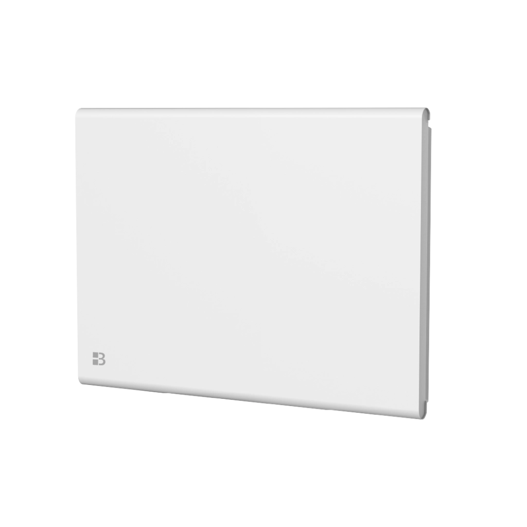 Radiatore elettrico fisso ad inerzia secca ghisa+film 1000W NEMESIS orizzontale bianco