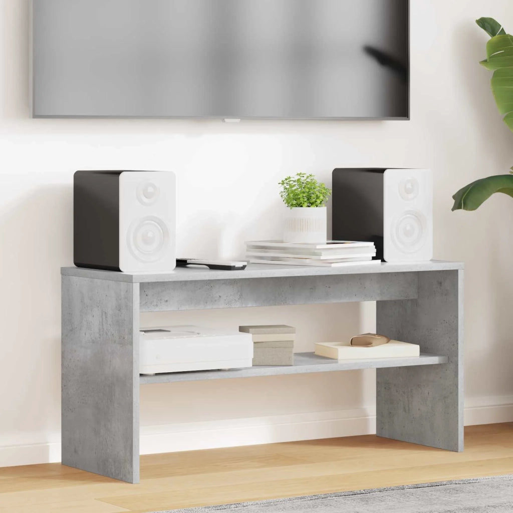 Mobile TV 80 x 30 x 40 cm Grigio cemento Legno ingegnerizzato 8000327