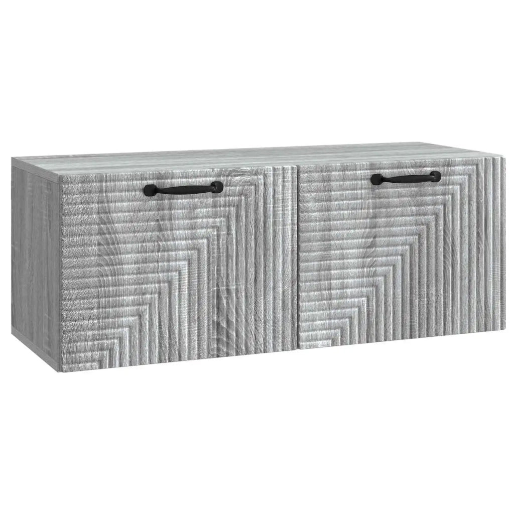 Mobile Porta TV da Muro Grigio Sonoma 78,5 x 31 x 30 cm