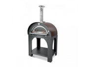 Forno a legna a cottura diretta Pulcinella 80x60 - Ramato