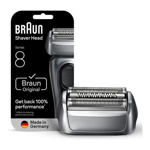 Testina ricambio rasoio braun 83m series 8 silver
