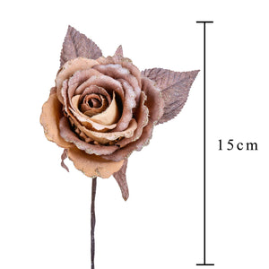 PICK C/ROSA 15 CM GOLD