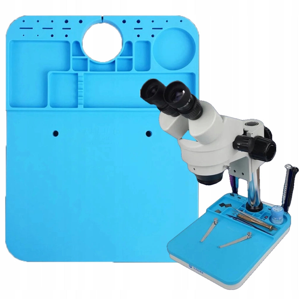 Tappetino Servizio per Microscopio Rosfix Mercury – Silicone Antiscivolo 500°C | 205×260×18 mm