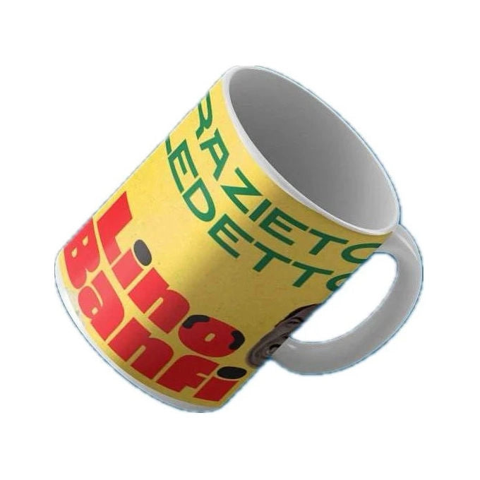 Infinite Statue tazza Lino Banfi Disgrazieto Maledetto, ceramica, 320ml, lavabile in lavastoviglie, microonde