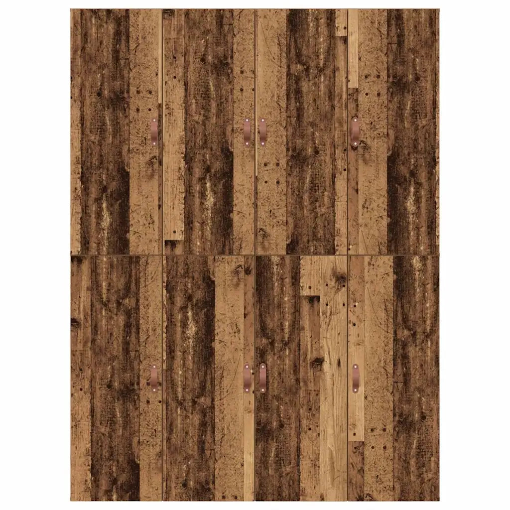 Struttura letto con contenitore Legno vecchio 135 x 190 cm 3335443