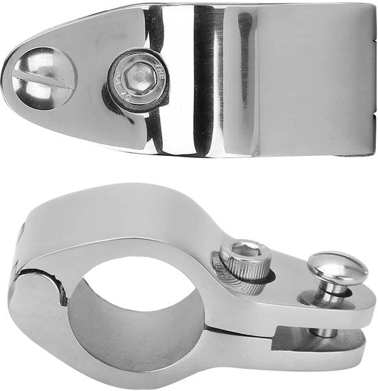 Hardware per Bimini Top 2 pezzi - Acciaio Inossidabile - Cardano/Paranco - Adatto per 30mm - Duraturo - Resistente alla Corrosione