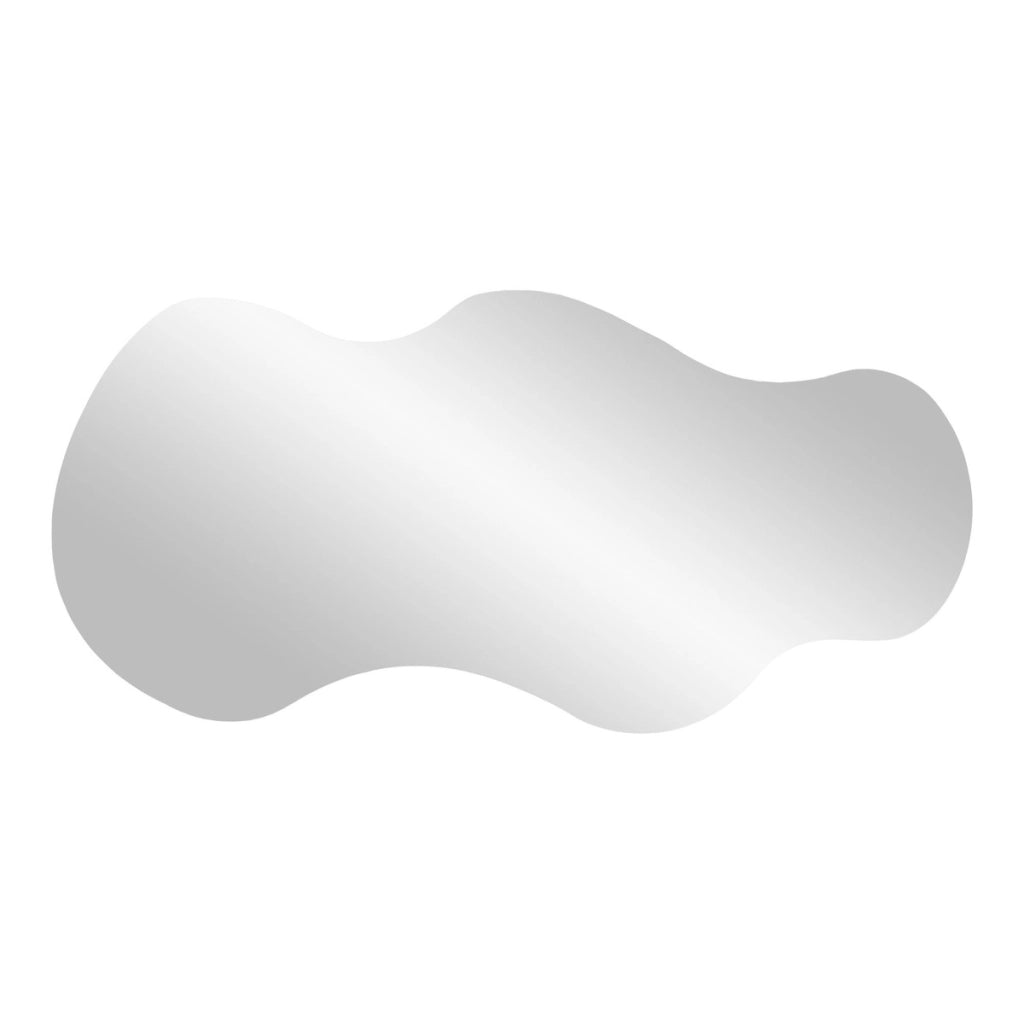 Specchio senza Cornice Palermo, Argento, Vetro, 0,5x40x80 cm