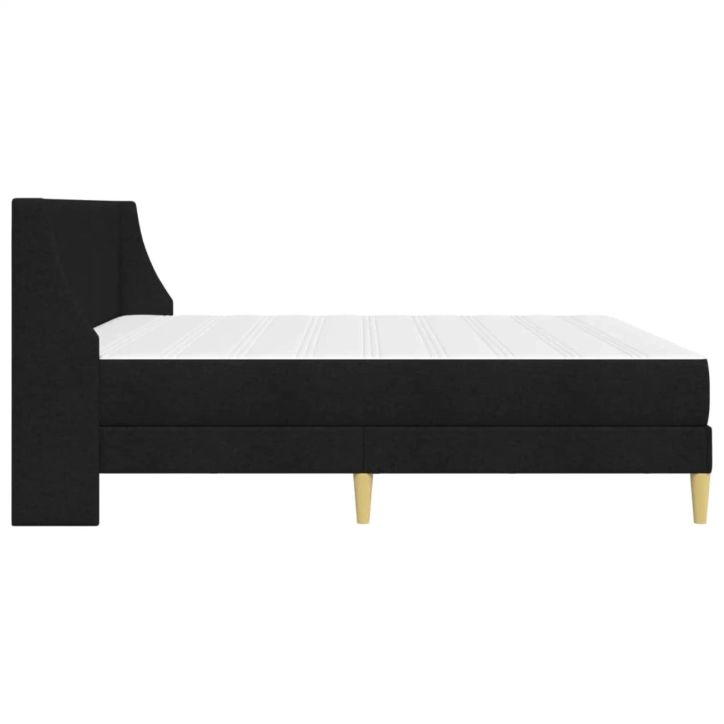 Struttura letto con materasso Nero 180 x 200 cm Tessuto 3415237