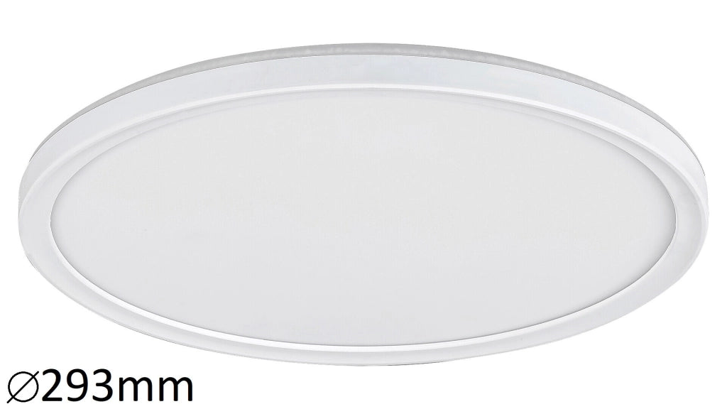 Plafoniera incasso 29,3cm LED 18W bianca rotonda Rabalux