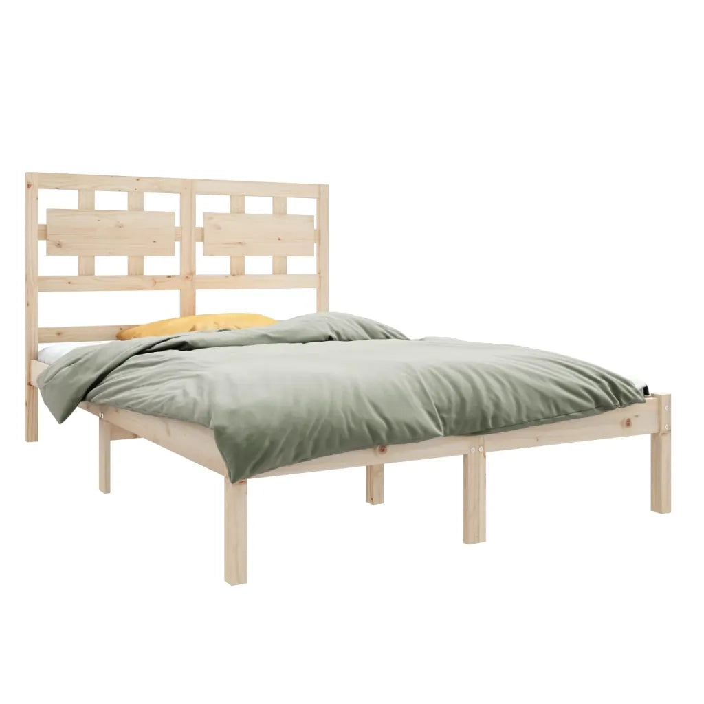 Giroletto-Struttura Letto in Legno Massello 120x190 cm Small Double 889645