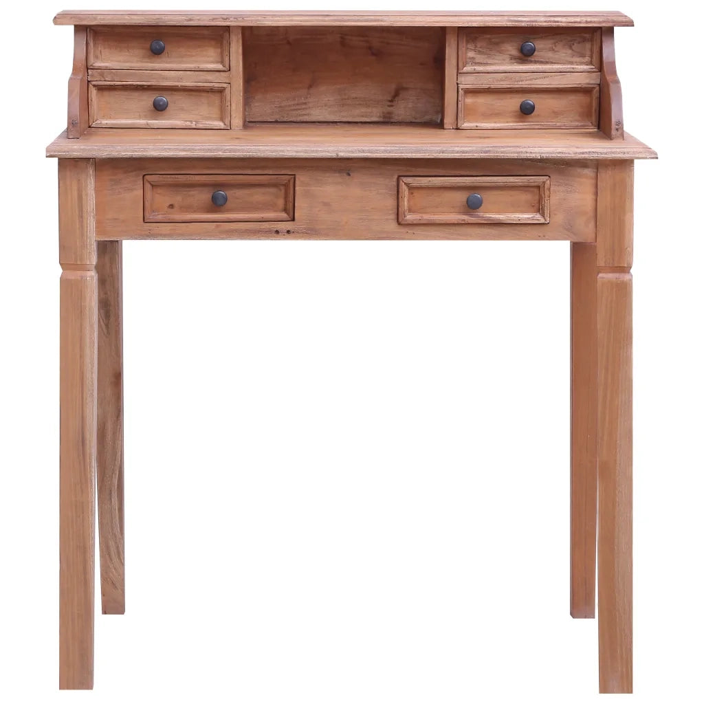 Scrivania con Cassetti 90x50x101 cm Legno Massello di Recupero cod mxl 74067