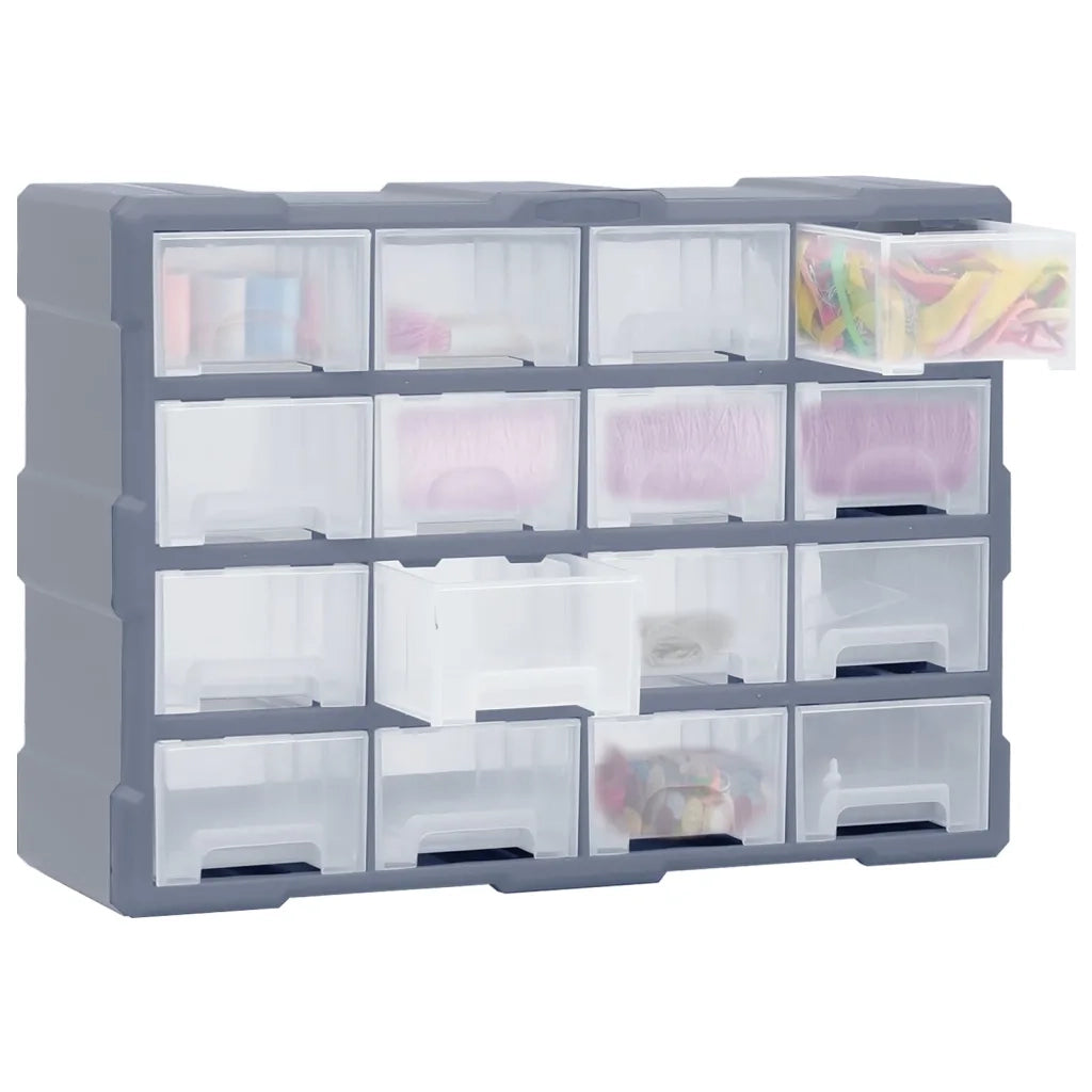 Mobile Contenitore con 16 Cassetti Medi 52x16x37 cm CFW5454284