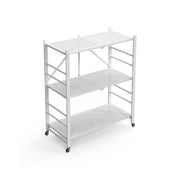 Cossato, Scaffali Ruote, 71x38x87h cm Bianco