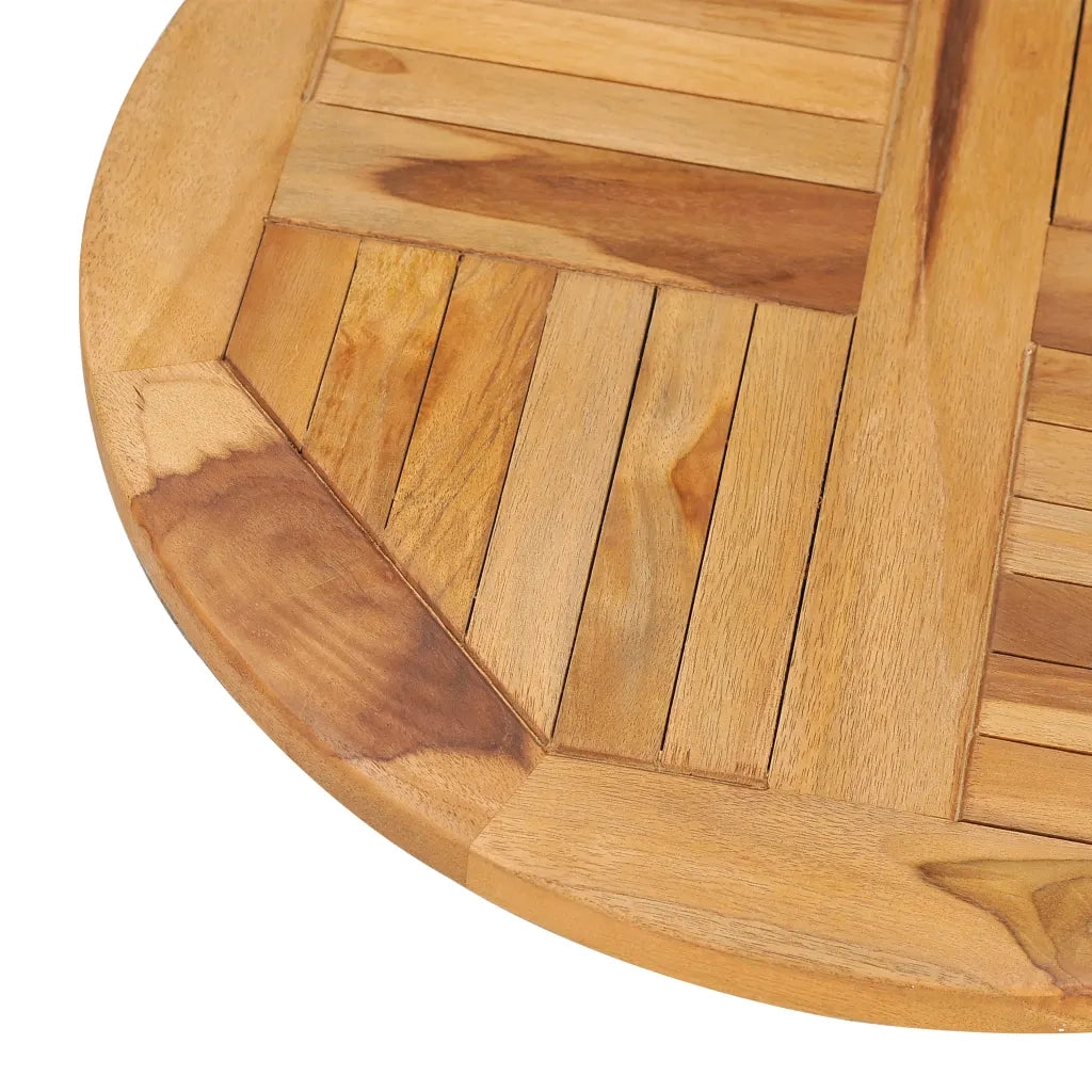 Vassoio Girevole da Tavola in Legno Massello di Teak