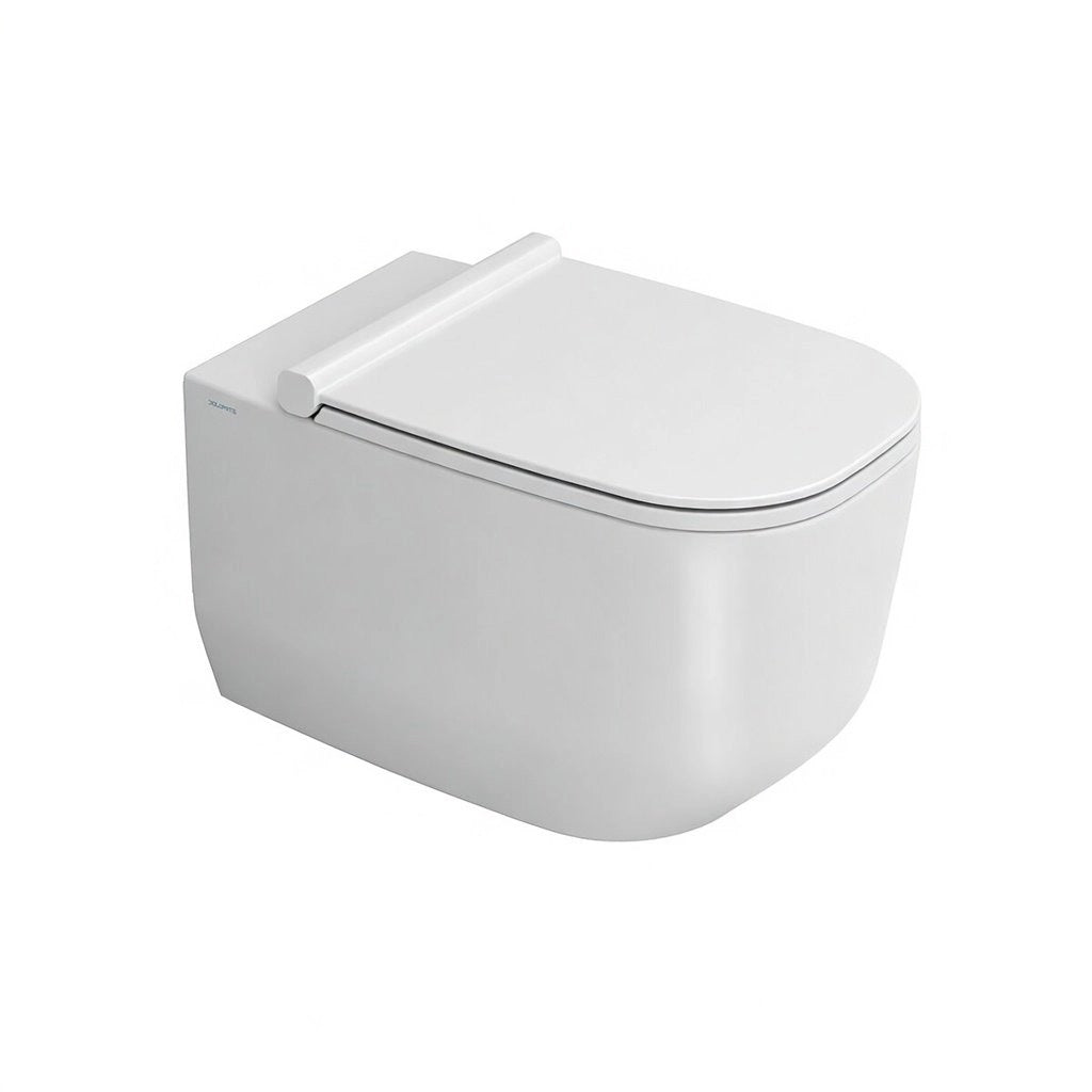 Sanitari sospesi WC e Bidet in Ceramica Copriwater soft-close Ceramiche Dolomite serie ALBA - Bianco Lucido
