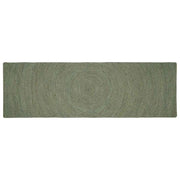 Tappeti per area Verde Oliva 80 x 250 cm Juta