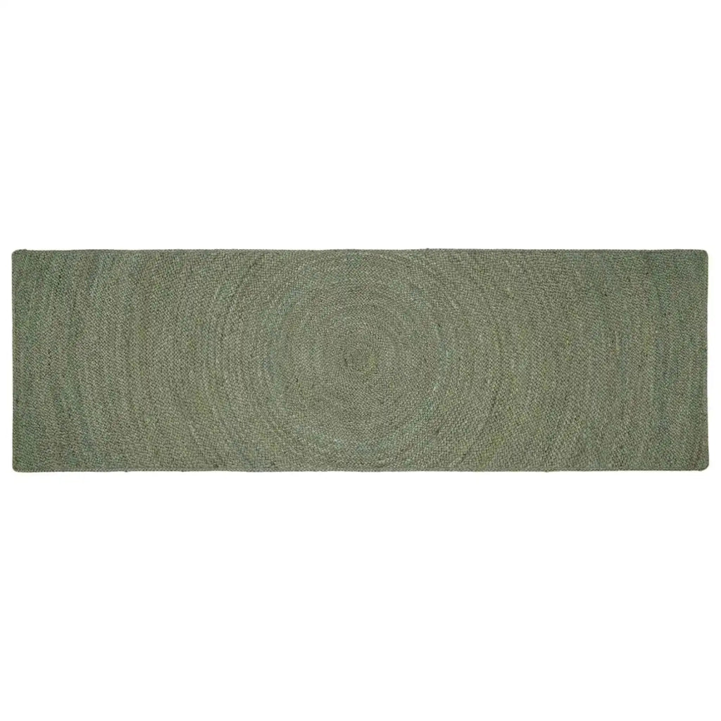 Tappeti per area Verde Oliva 80 x 250 cm Juta