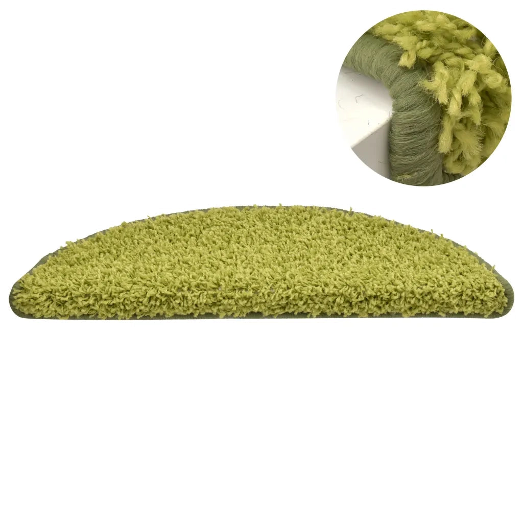Tappetini per Scale 15 pz Verdi 65x21x4 cm