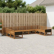Set di divani da esterno 9 pcs Naturale 3382872