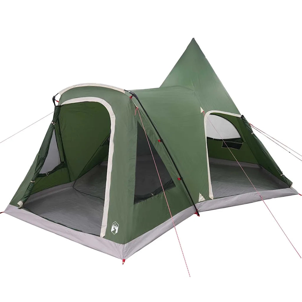 Tenda Teepee per 5 Persone con tetto Verde 545 x 450 x 295 cm 42003999