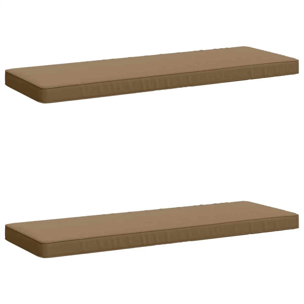 Cuscini per Panchina a 2 Pezzi VUGHT 2 pz 100% Poliestere 951221