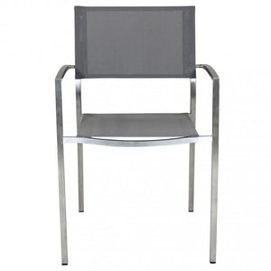 Poltrona Florida 56x57x89 h cm in Textilene Grigio