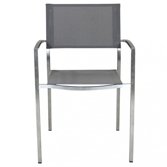 Poltrona Florida 56x57x89 h cm in Textilene Grigio