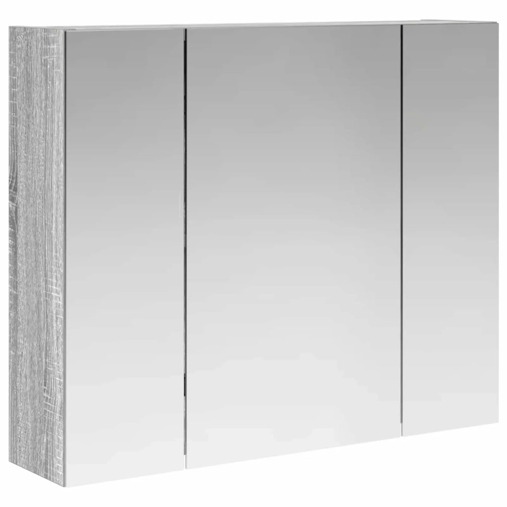 Mobiletto per specchio da bagno Grigio Sonoma 60 x 14,5 x 50 cm 889076