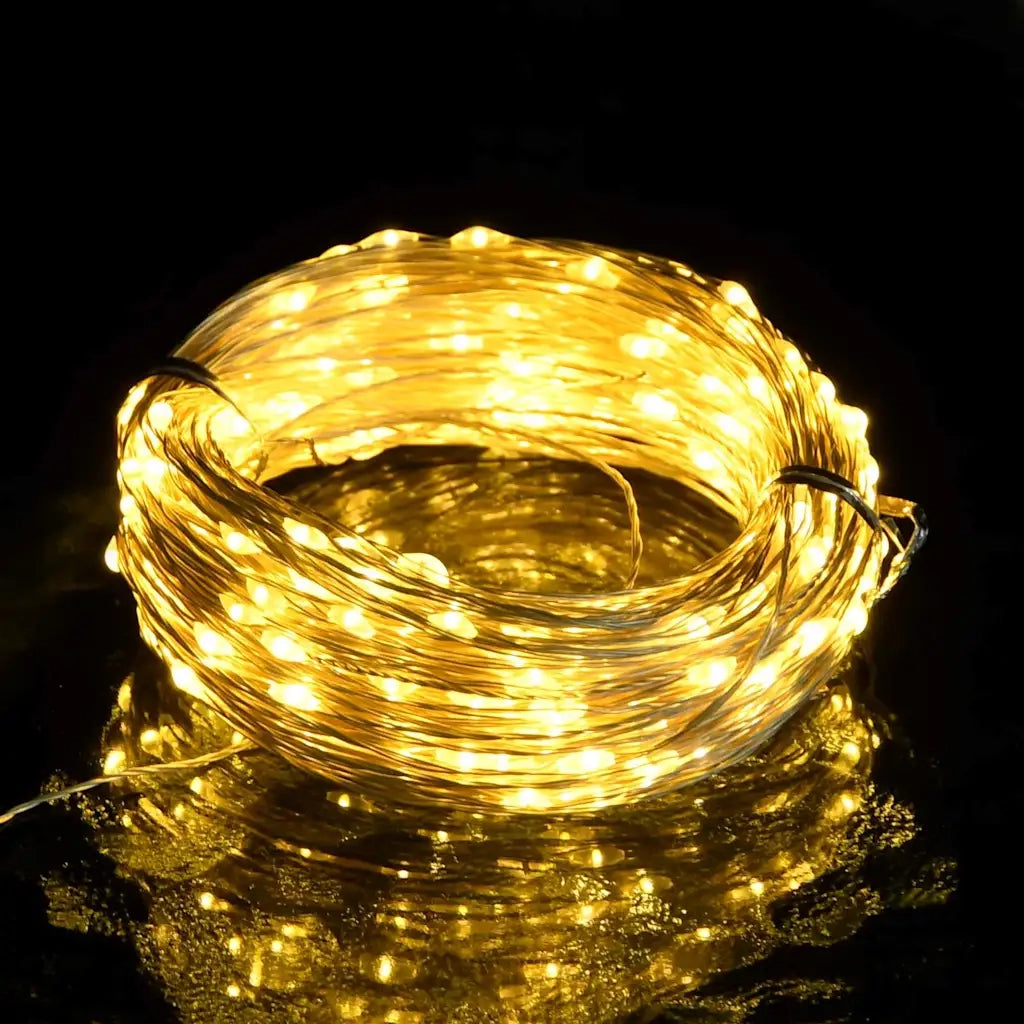 Stringa LED con 300 Luci LED Bianco Caldo 30 m PVC CFW4618904