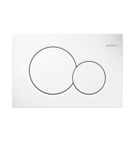 Placca di comando scarico SIGMA 01 bianca per cassetta Geberit 115.770.11.5