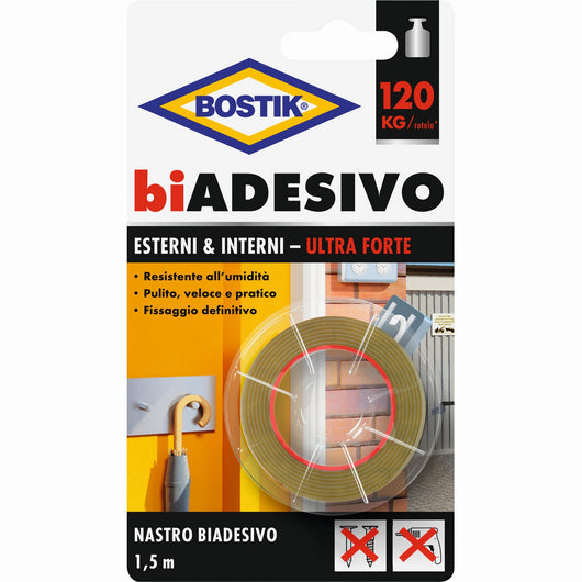 bostik nastro biadesivo interni e esterni m.1,5x19mm cod:ferx.8706