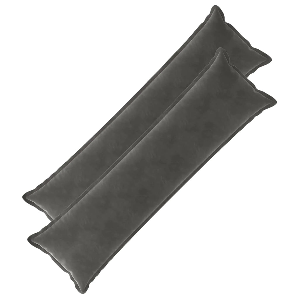 Cuscino con cuscino HOUTEN 2 pz Grigio Scuro Velluto 934298