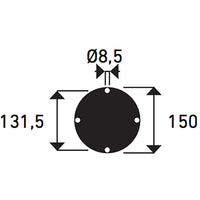 Doccia da Giardino Miscelatore e Lavapiedi ATI Docce Minijet-M Inox Anodizzato