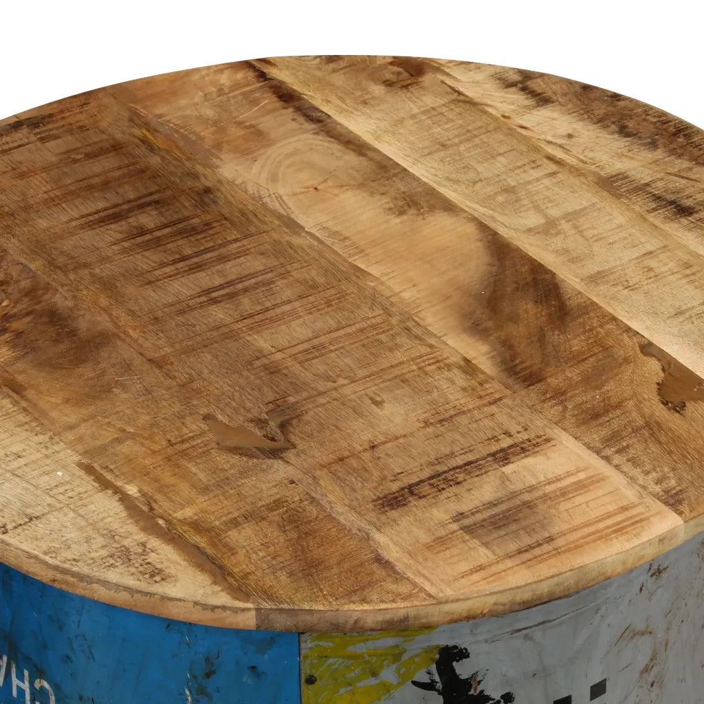 Tavolini da CaffÃ¨ 2 pz in Legno Massello di Mango cod mxl 26064
