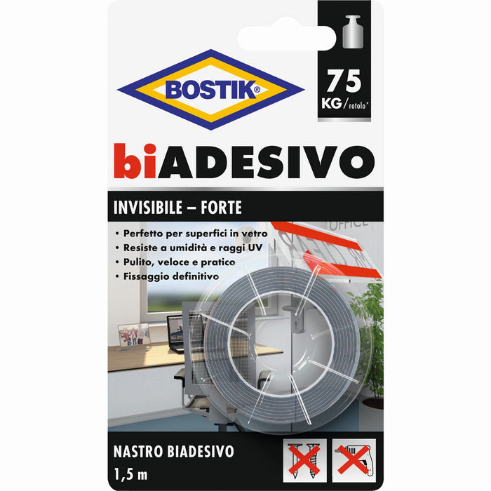 bostik nastro biadesivo invisibile m.1,5x19mm cod:ferx.8708