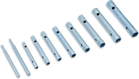 Set di chiavi a tubo da 10 pezzi 6-22 mm chiave a tubo chiave a tubo doppia per lavori di manutenzione alla valvola candele