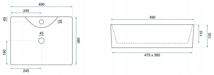 Lavabo Da Appoggio Rea Kelly Marmo