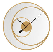 Orologio da Parete Rotondo in Specchio Ø 90x5,5 cm