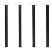 Set Gambe Tavolo Altezza Regolabile Nere 870 mmcod mxl 121258