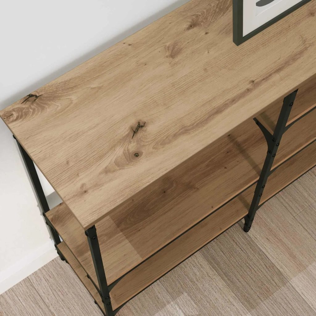 Tavolo consolle rovere artigianale 160 x 29 x 80 cm 883557