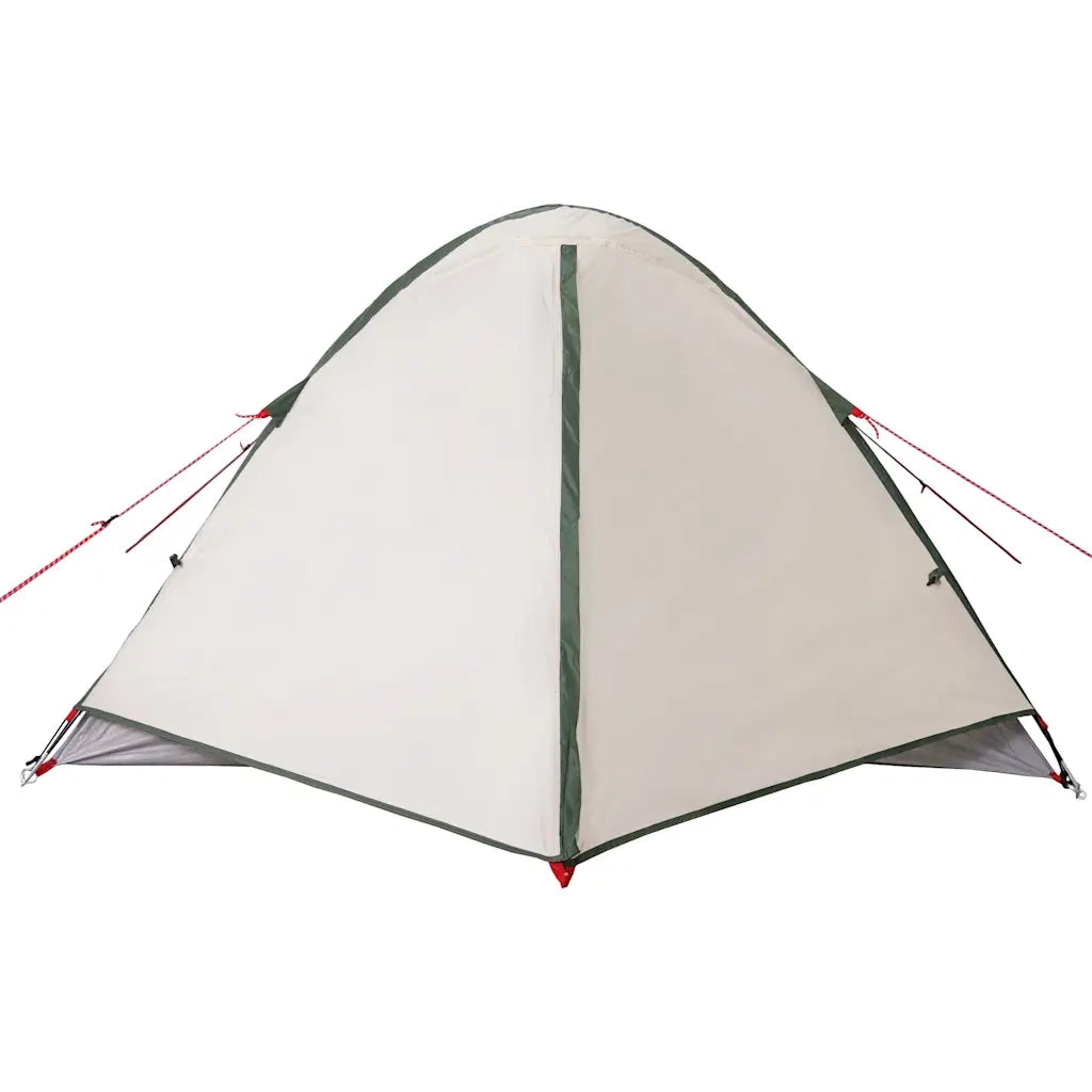 Tenda da Campeggio a Cupola per 3 Persone-Tenda per Escursionismo Verde Impermeabile 375383