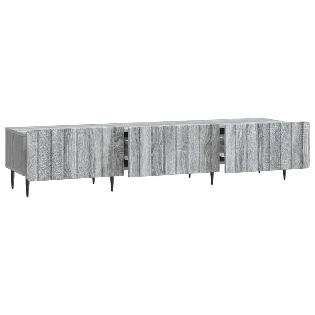 Mobile TV Grigio Sonoma 147 x 34,5 x 32 cm Legno ingegnerizzato