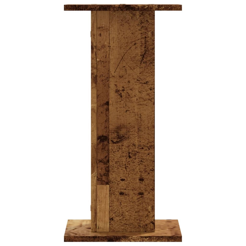 Portavasi mobili per fiori set da 2 legno di recupero legno ingegnerizzato marrone 02_0045368